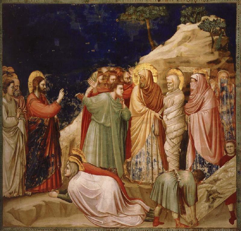 GIOTTO di Bondone lasarus ateruppstar fran de doda